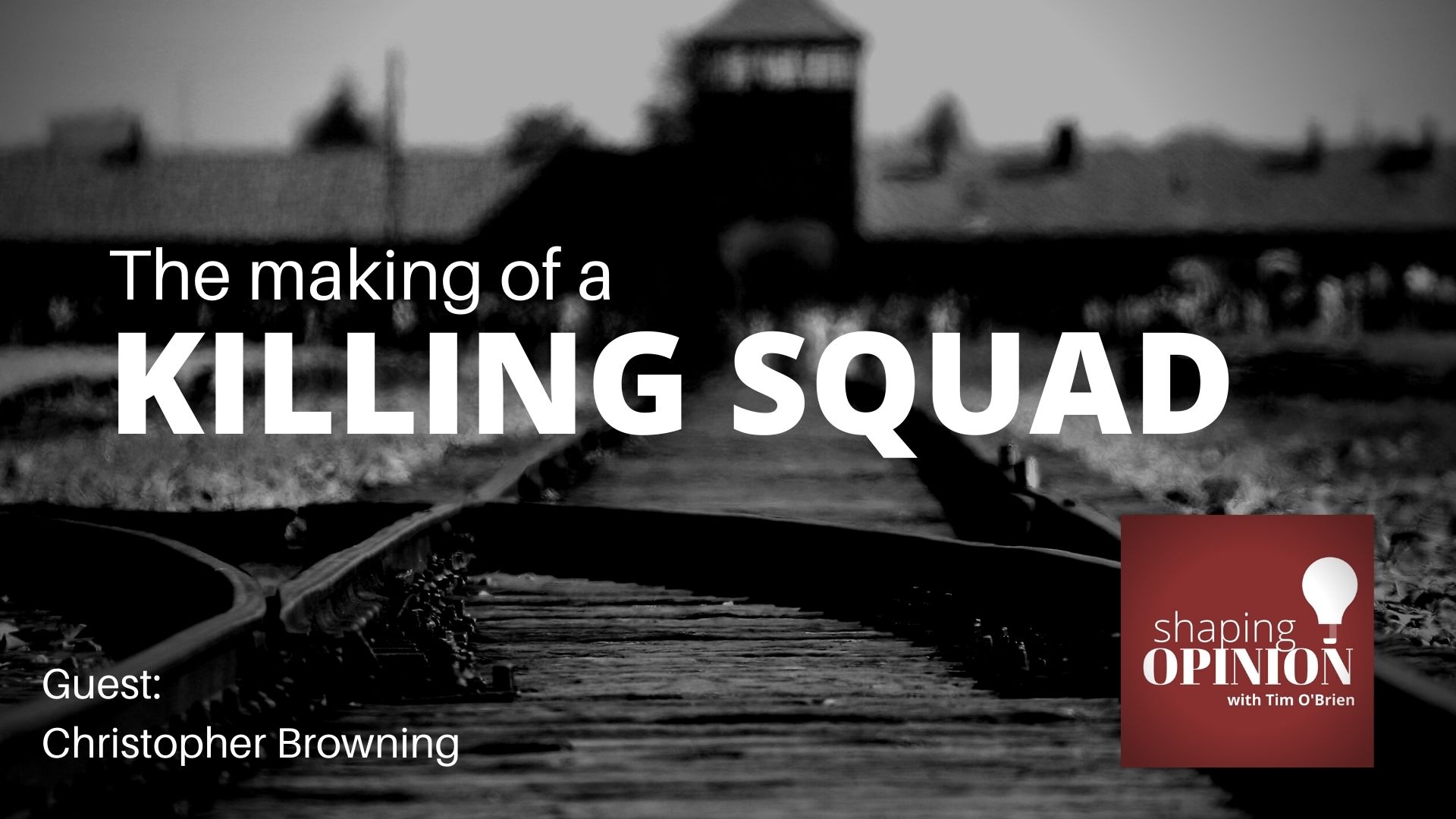 Author Christopher Browning will discuss his research on Nazi killing units.
