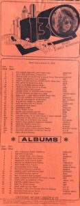 13Q Music Survey from 1974